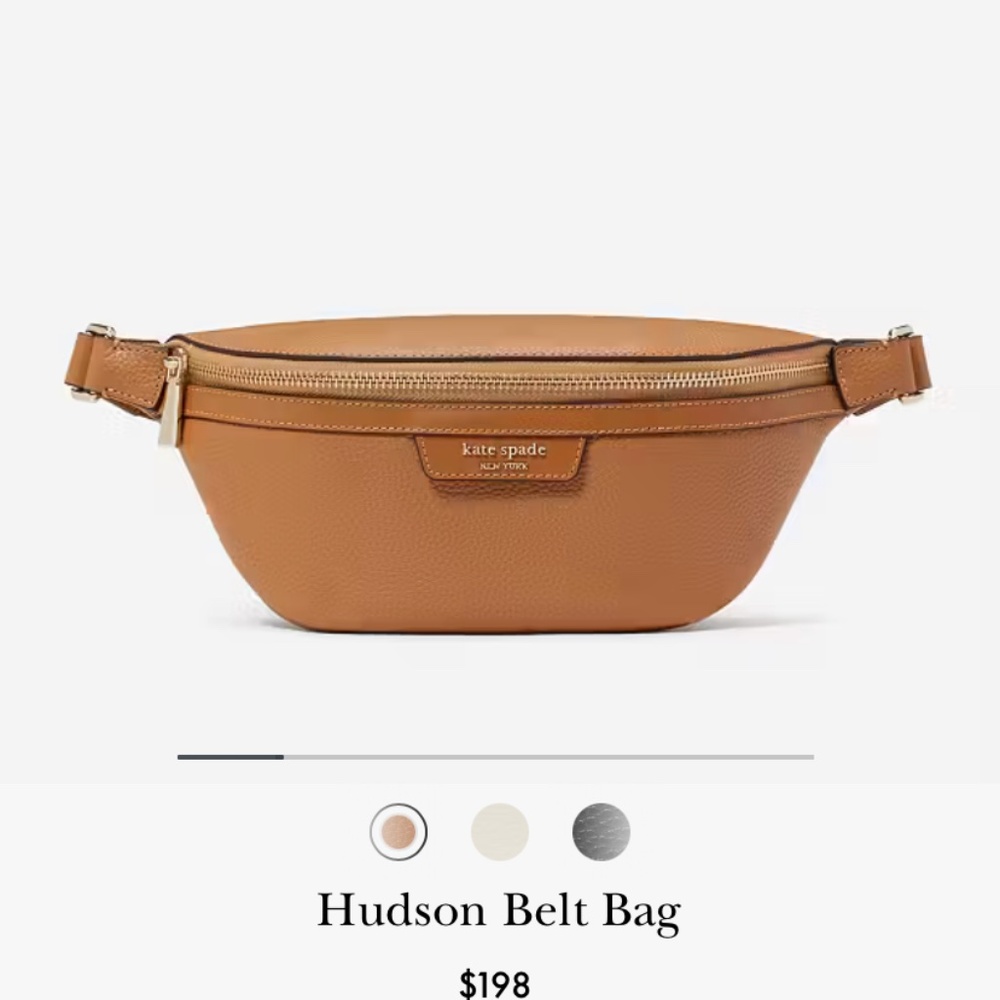 Kate Spade Hudson Pebbled Crossbody Bag